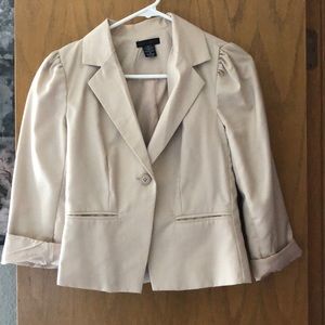 Cream blazer